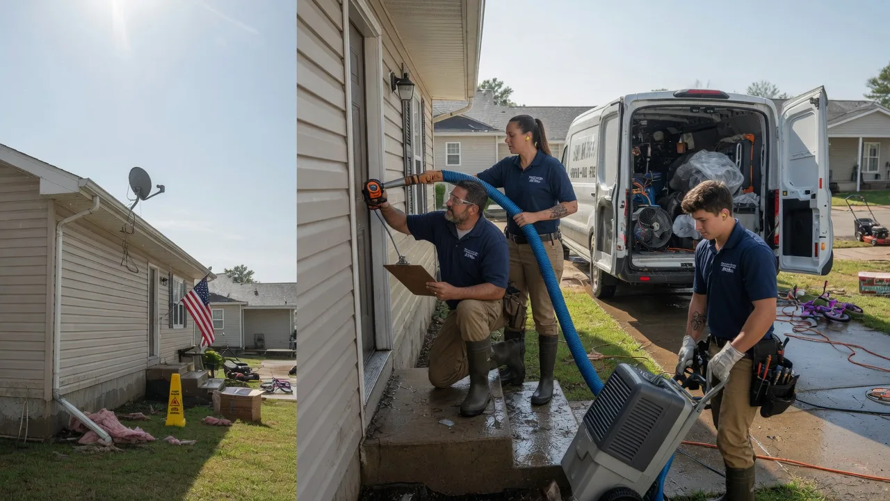 Ceiling Water Damage Restoration in Needham, IN near me